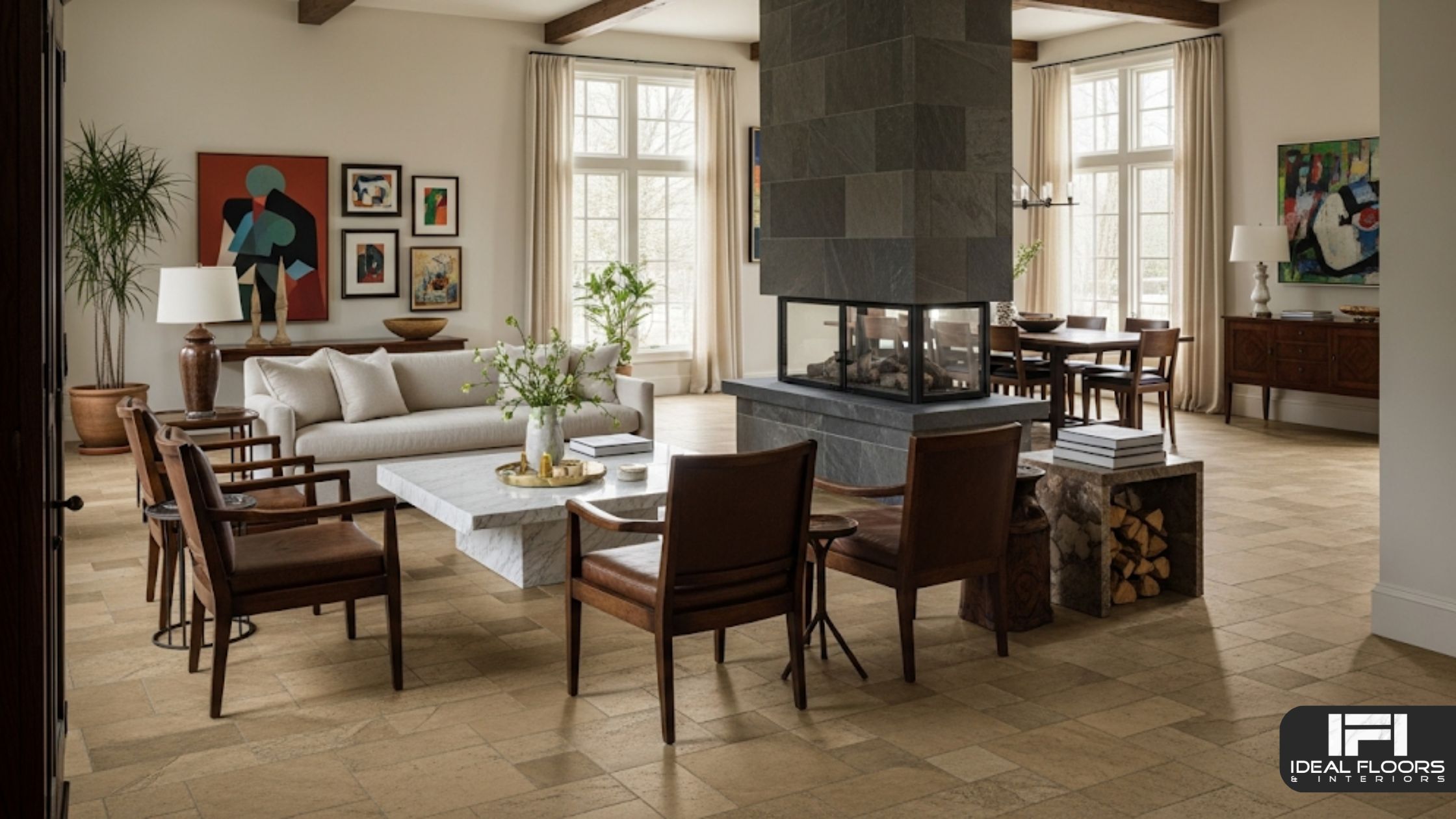Natural stone flooring: Timeless character and investment value